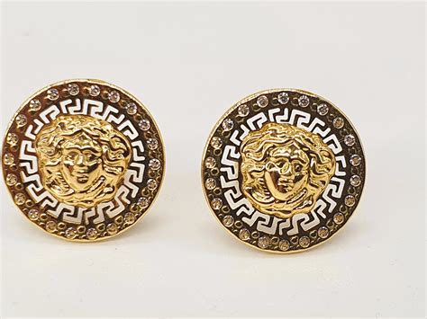 pendientes de hombre versace|Pendientes para hombre .